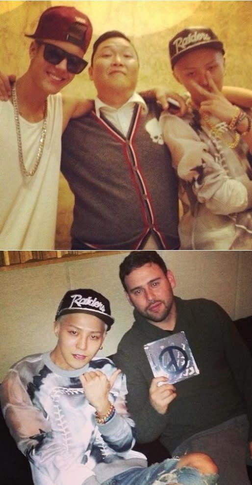 Justin Bieber 到訪YG食堂，「餐後和G-Dragon、PSY等交流」