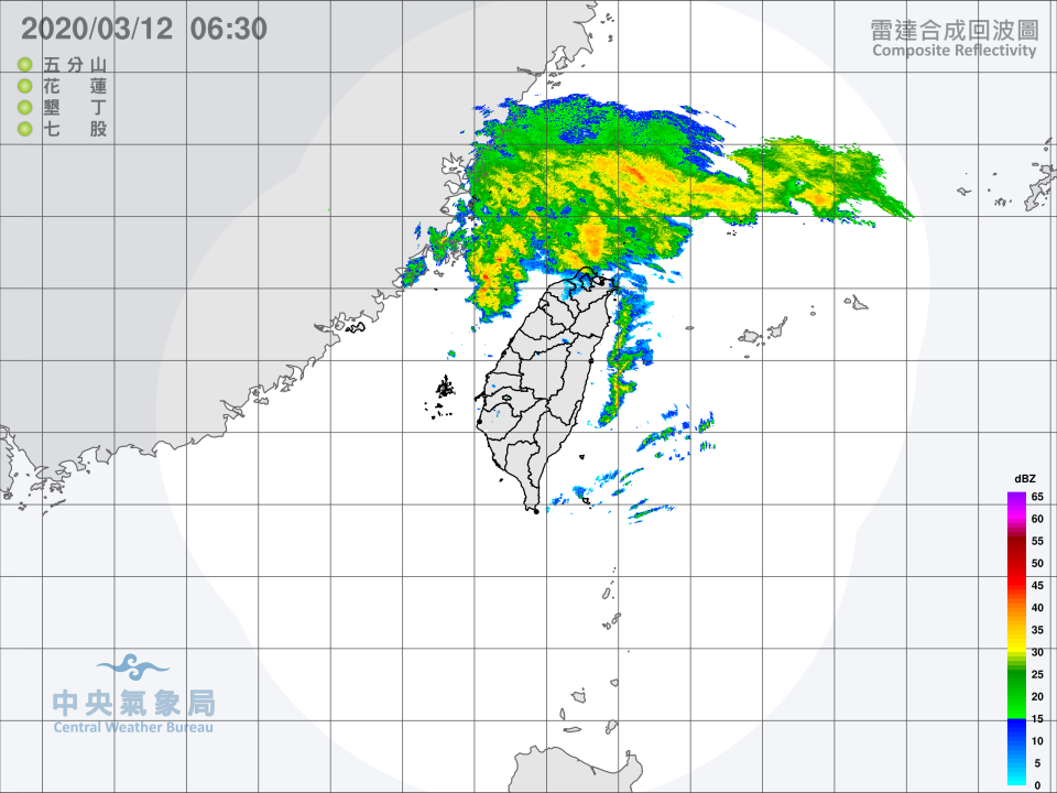 明日有鋒面通過。（圖／中央氣象局）