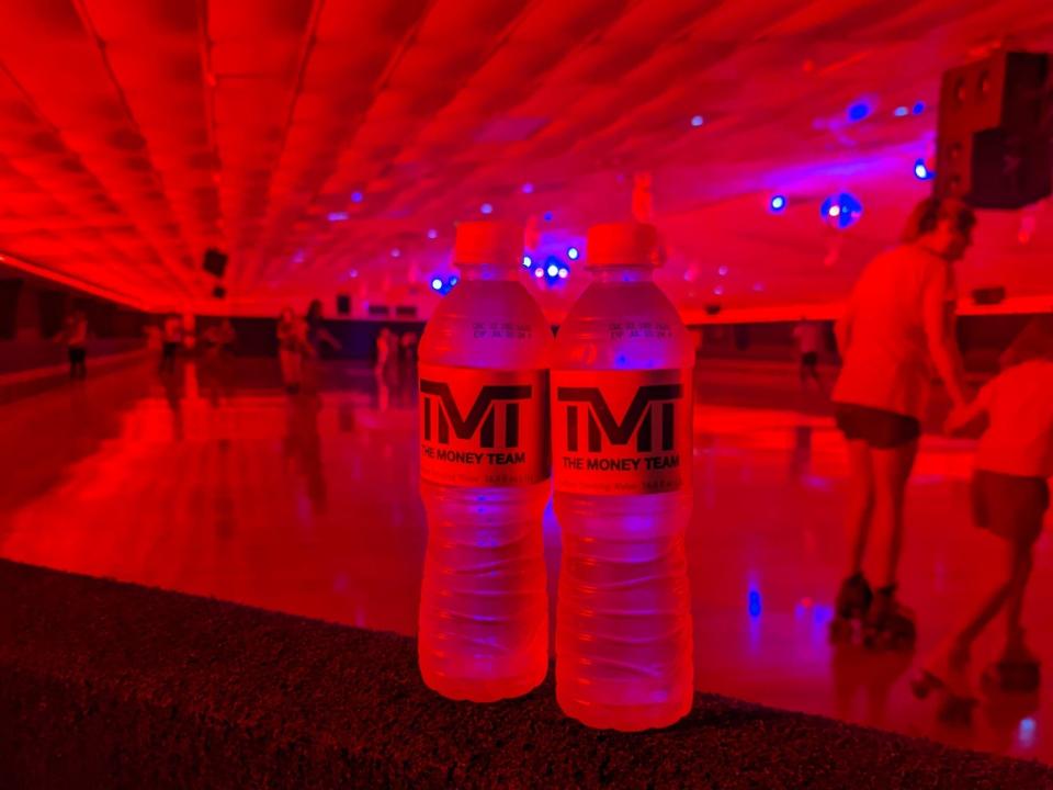 TMT-branded water.