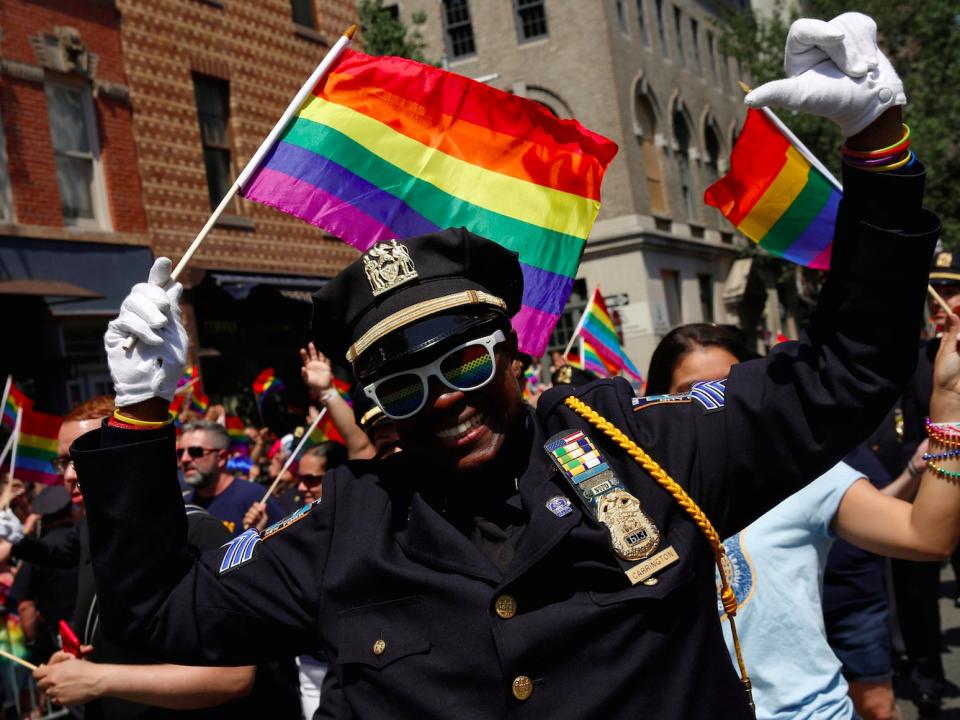 NYPD Police Officer New York Pride Parade