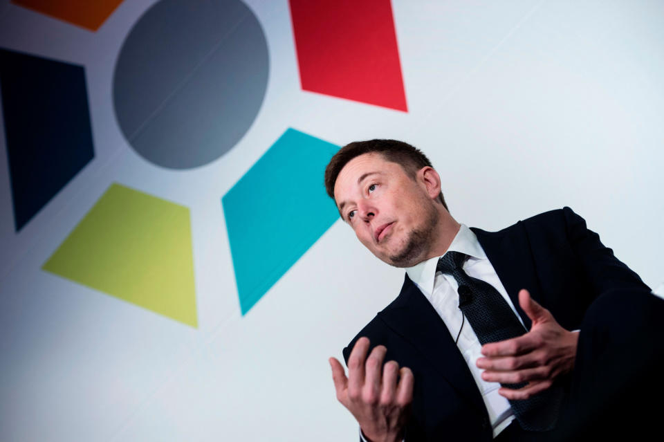 Elon Musk is among 116 experts to warn of the dangers of AI weapons (BRENDAN SMIALOWSKI/AFP/Getty Images)