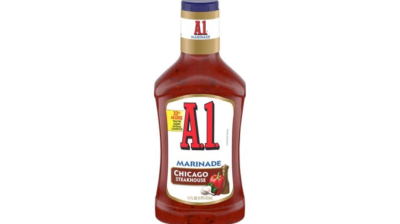 Bottle of A.1. Chicago Steakhouse Marinade