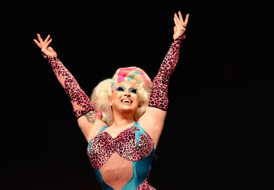 LOS ANGELES, CALIFORNIA - MAY 11: Loosey LaDuca performs at After Hours - The Kickoff during RuPaul's DragCon LA 2023 at Los Angeles Convention Center on May 11, 2023 in Los Angeles, California. (Photo by Chelsea Guglielmino/Getty Images)