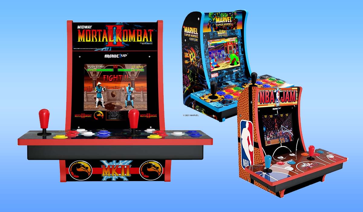 The Arcade1Up Countercades look a little larger in photos than they are in real life.