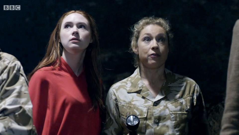 karen gillan, alex kingston, doctor who the time of angels