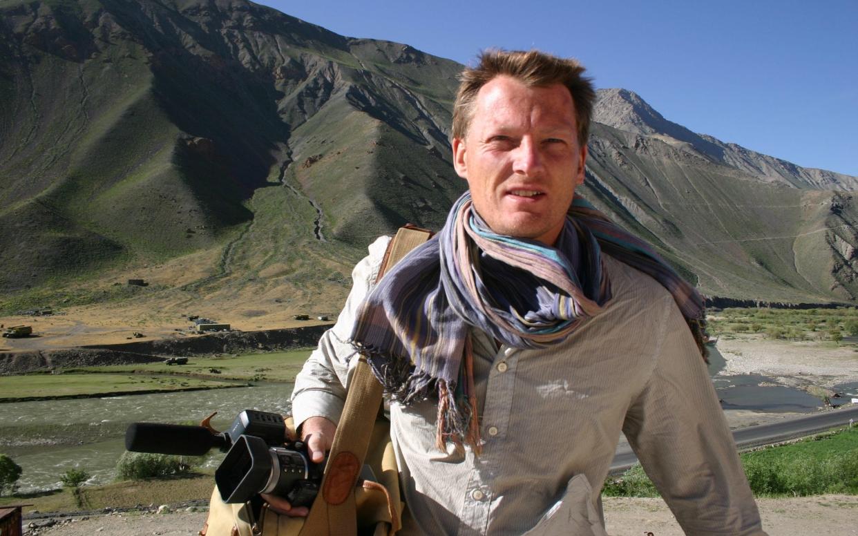 Professional explorer Benedict, who was missing for three days in remote jungle in Papua New Guinea, in the Gobi desert 