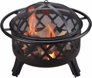 Peaktop Round Steel Fire Pit