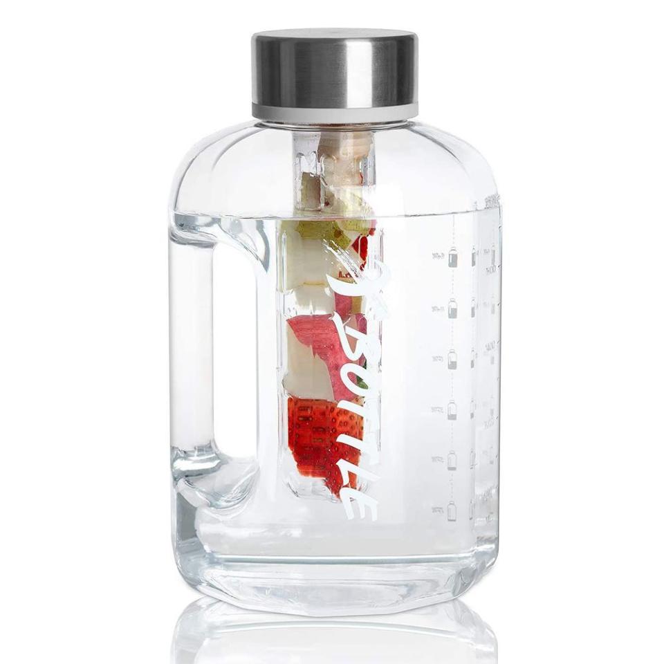 6) Xbottle Half Gallon Fruit Infuser Water Bottle