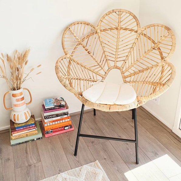 Bunnings peacock ratten chair takes over Instagram