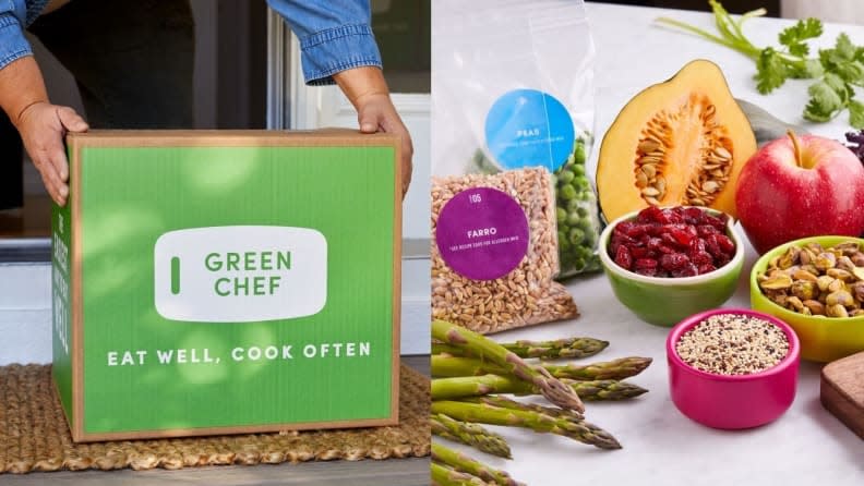 Best gifts to treat yourself: Green Chef Meal Kit.