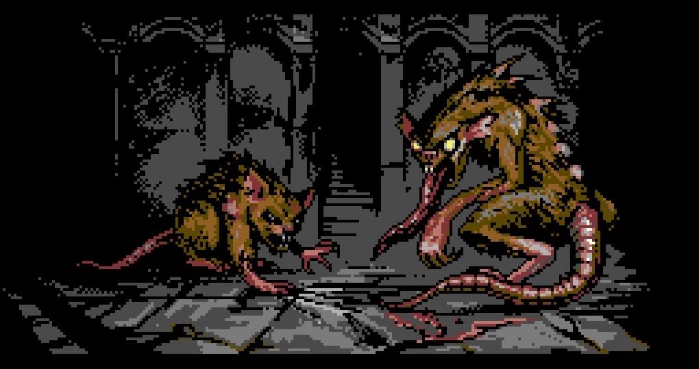  Mutated rats in Skald: Against the Black Priory. 