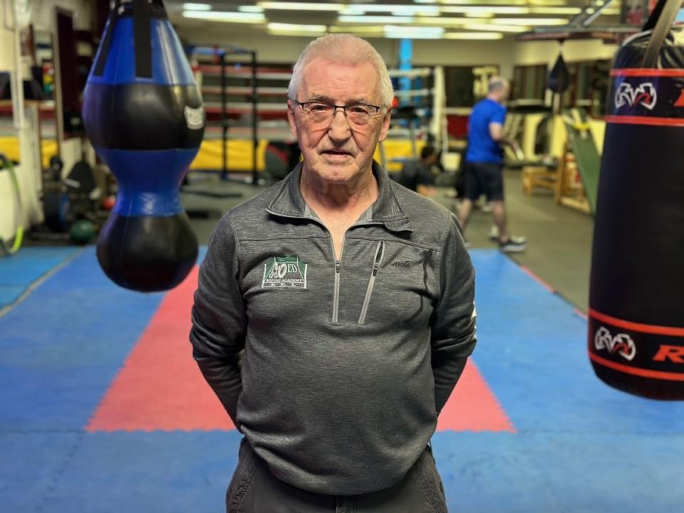 Howard Watts is P.E.I.'s boxing coach for the 2023 Canada Games. (Aaron Adetuyi/CBC - image credit)