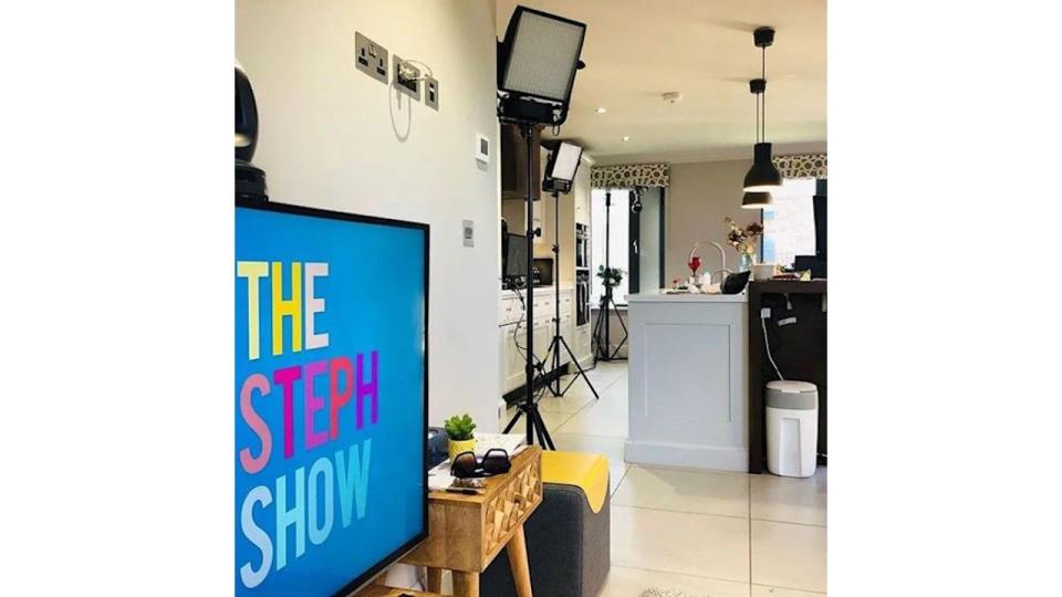 steph mcgovern kitchen view leading into living room