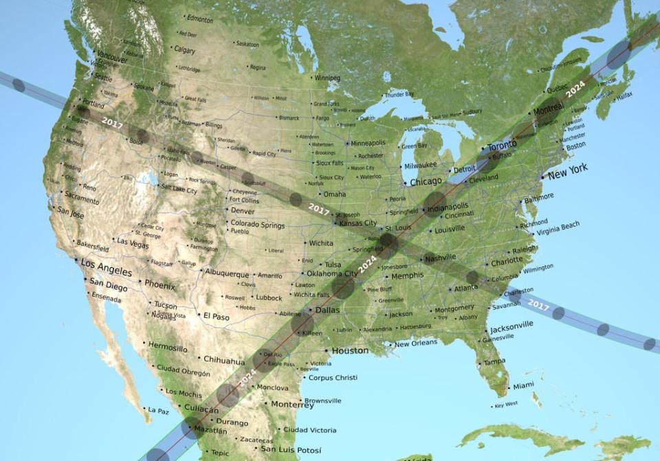 An estimated 215 million U.S. adults viewed the solar eclipse in 2017 when it passed from Oregon to South Carolina, according to NASA. Astoundingly, Carbondale, Illinois, will experience a second total solar eclipse this April.