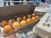 ▲家樂福明日3/31（五）北部上架澳洲冷藏進口雞蛋，每家店可平均配到50至60盒，（圖／記者鍾怡婷攝）
