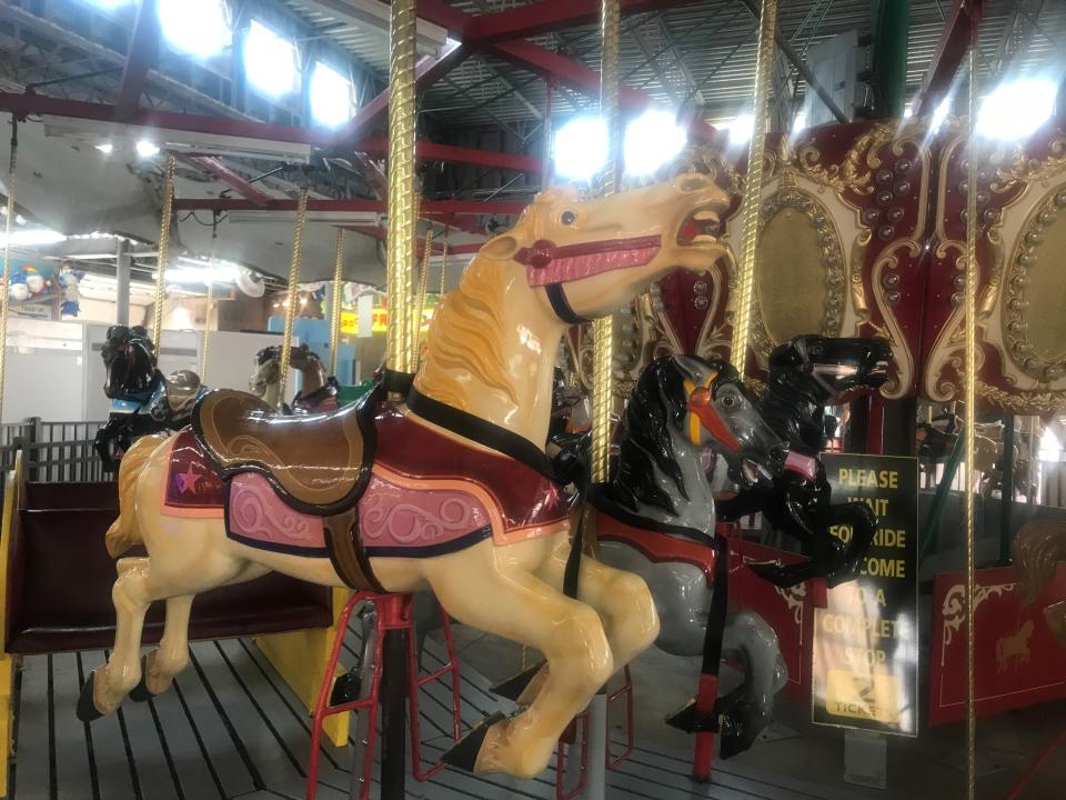 The carousel horses at Funland in Rehoboth Beach are one the enduring traditions at the amusement center.