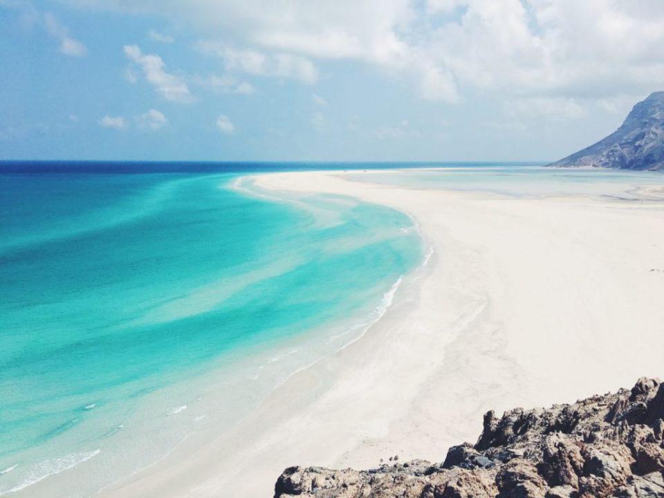 Kalasia Beach, Western Socotra – worth Johnny's nine-month attempt to get there. (OneStep4Ward)