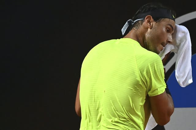 Rafael Nadal was beaten by Diego Schwartzman in Rome