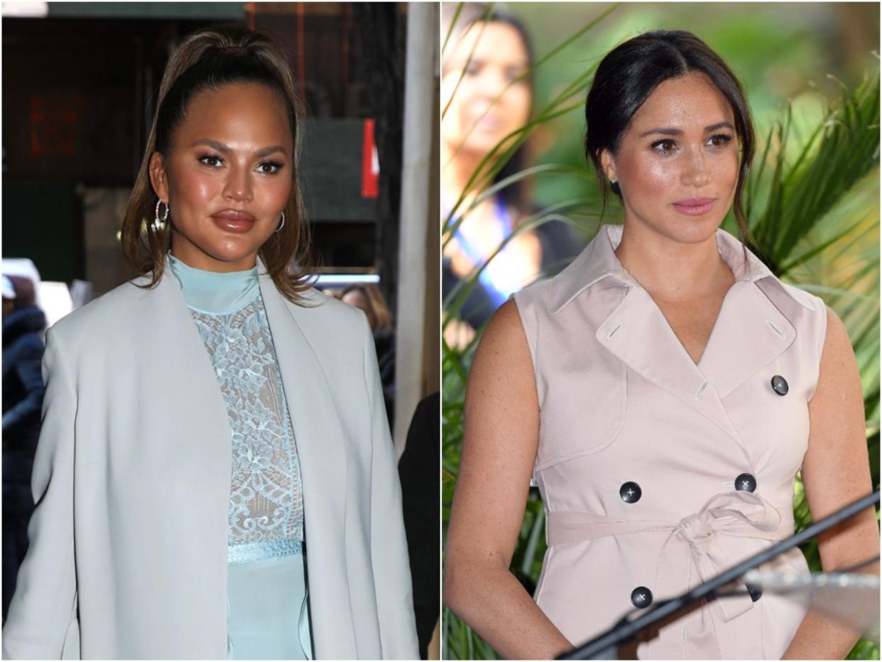 chriss teigen meghan markle