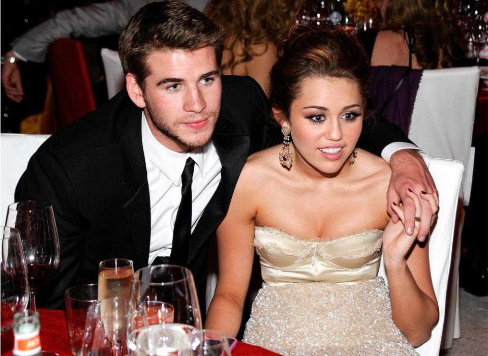 Liam Hemsworth and Miley Cyrus, 2010 | Larry Busacca/Getty