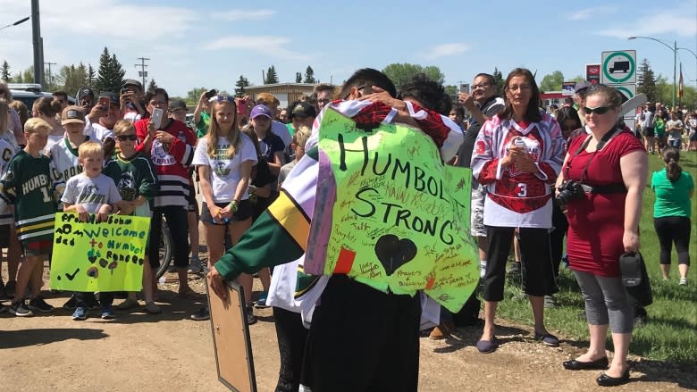 Humboldt opens its arms to Rance Cardinal, Broncos' hockey hero