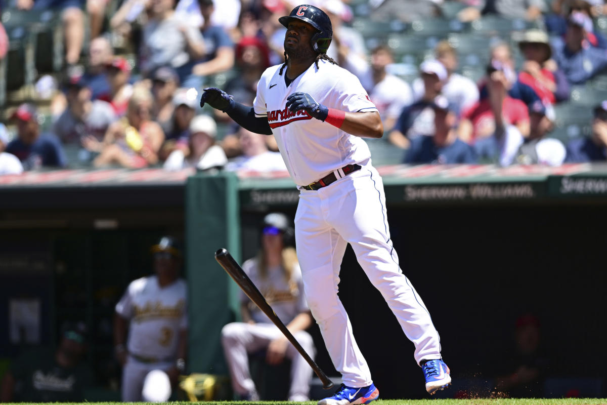 Cleveland Guardians Josh Bell corrects launch angle, heats up