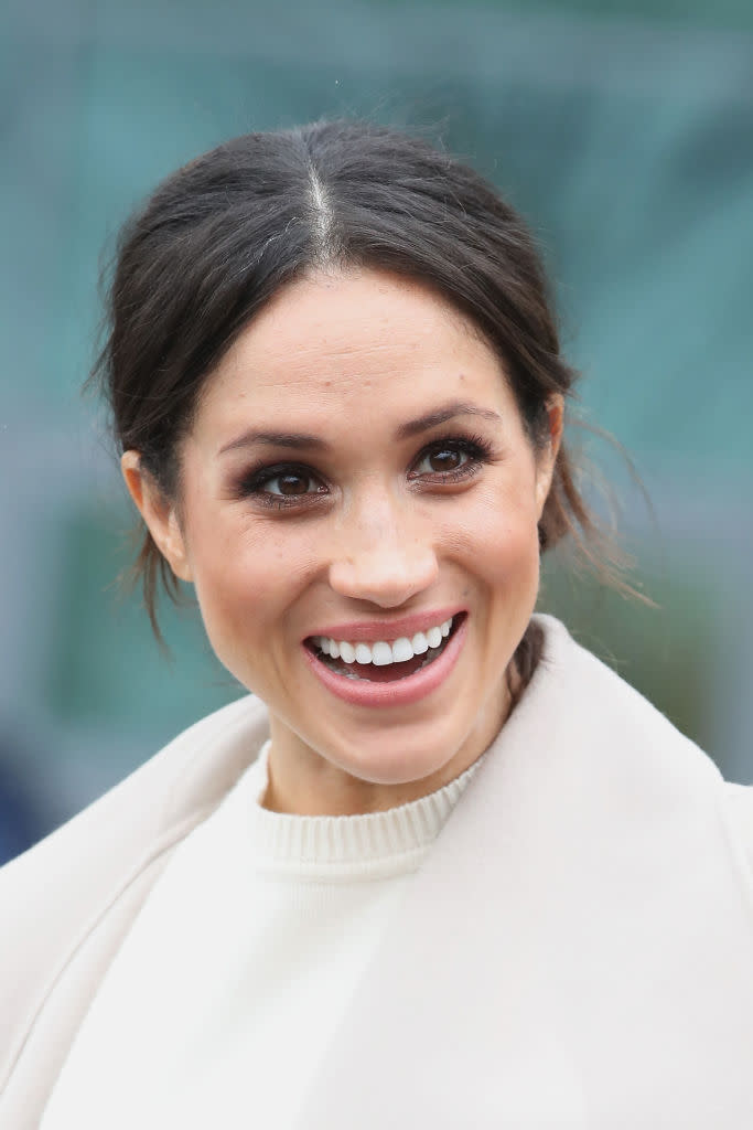 Last year the Duchess of Sussex won praise for showing off her grey hair [Photo: Getty