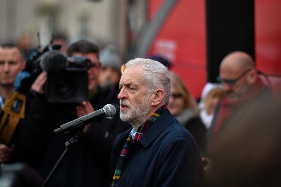 Mr Corbyn has repeatedly promised to “root out” the “real problem” of anti-Semitism within Labour (Getty Images)