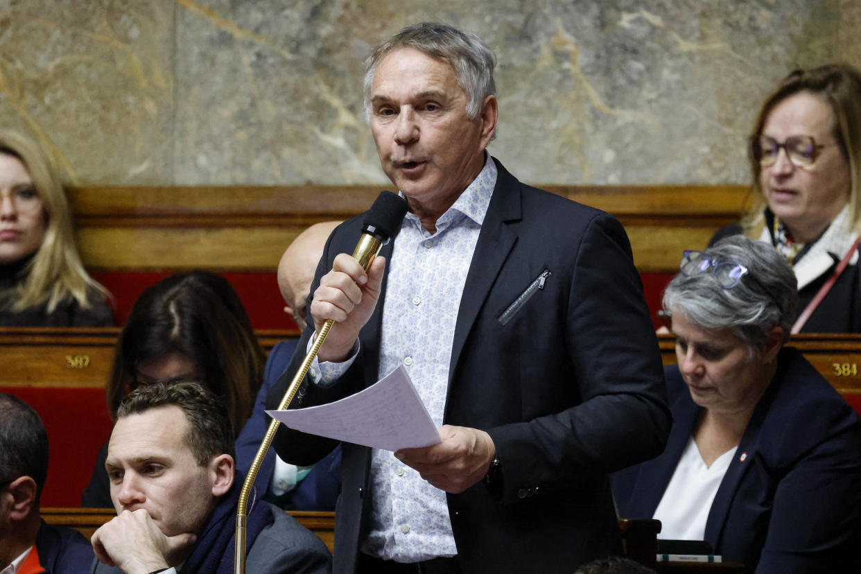 Patrick Vignal, député Renaissance de l’Hérault, photographié à l’Assemblée le 13 février (illustration). 