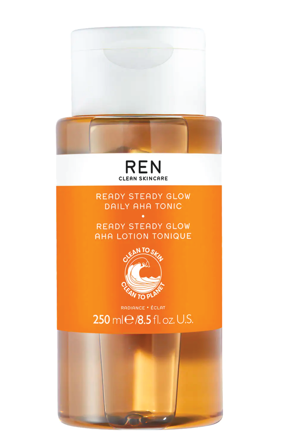 2) REN Clean Skincare Ready Steady Glow Daily AHA Toner