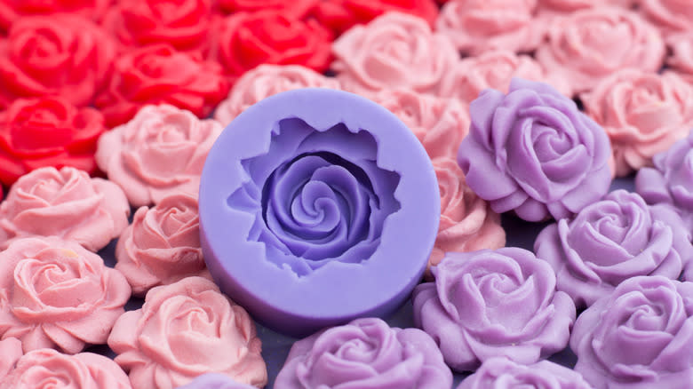 rose silicone baking molds