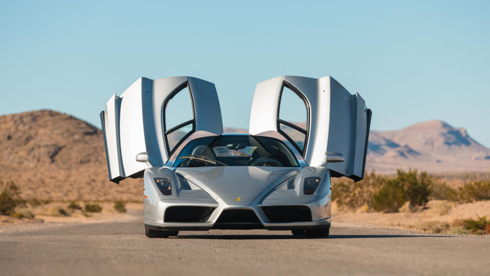 A 2003 Ferrari Enzo supercar.