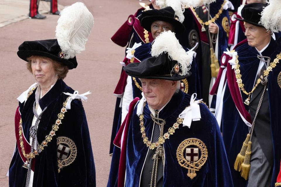 the order of the garter service at windsor castle