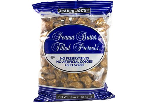 29) Peanut Butter Filled Pretzels