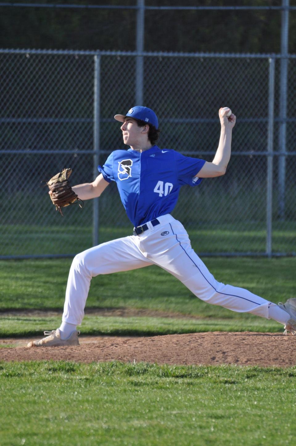 Sophomore Luke Hillegass has been pitching like an ace for CB South baseball.