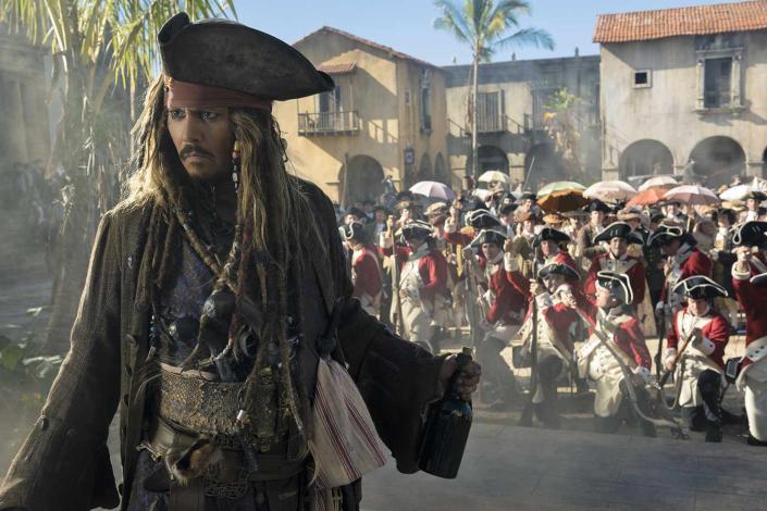 Johnny Depp &quot;Pirates Of The Caribbean: Dead Men Tell No Tales&quot; Film - 2017