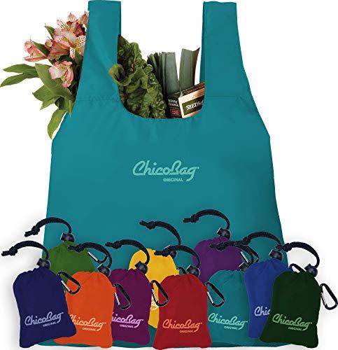 13) Chicobag Original Compact Reusable Grocery Bag - 4 Pack