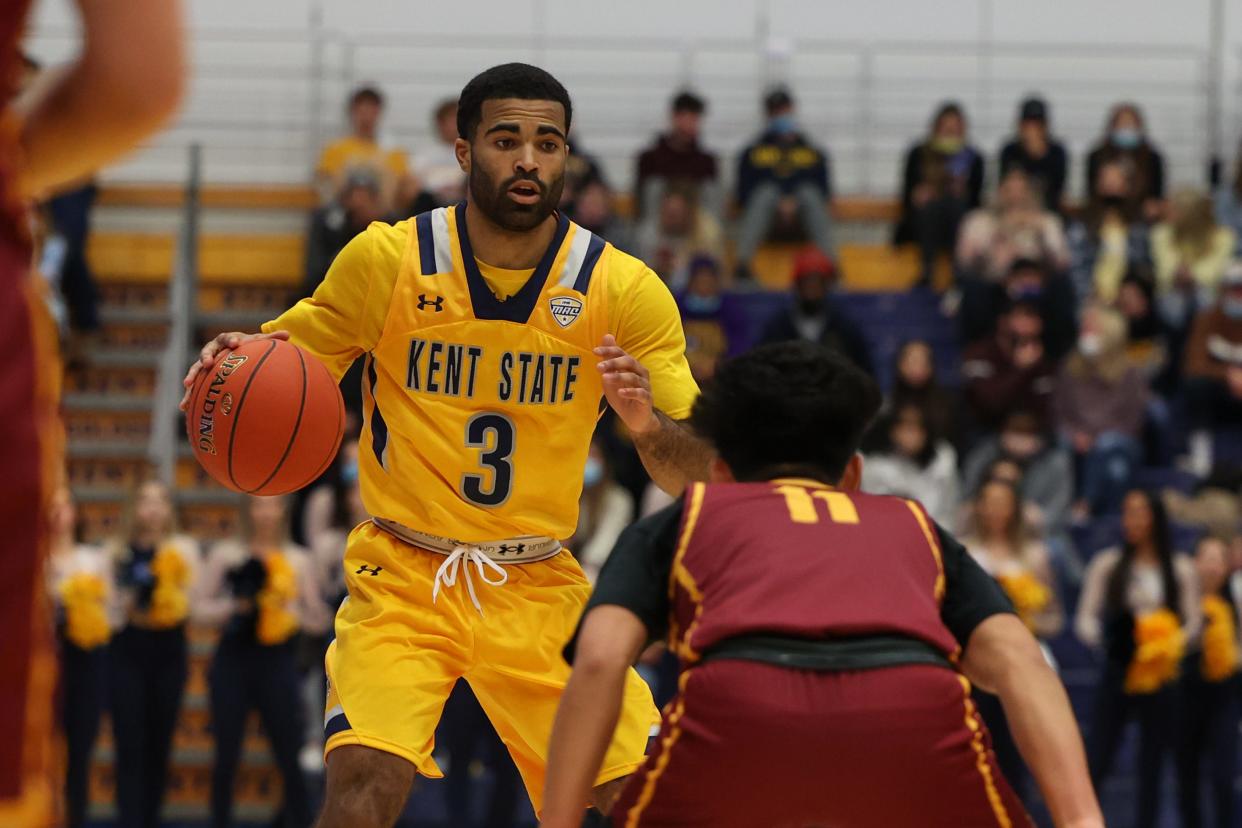 Kent State junior guard Sincere Carry scored a team-high 17 points in Monday night's home loss to Towson.