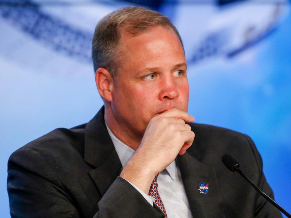 nasa administrator jim bridenstine beoing cst 100 starliner orbital flight test post launch press briefing kennedy space center florida 2019 12 20T160344Z_91047573_HP1EFCK18M877_RTRMADP_3_SPACE EXPLORATION BOEING.JPG