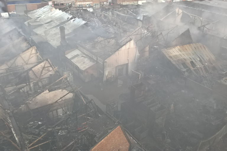 Tottenham fire: Warehouse blaze finally under control after two-day battle