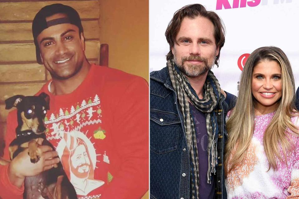 <p>Marty York/Instagram, Jon Kopaloff/Getty</p> Marty York, left, and Rider Strong with Danielle Fishel