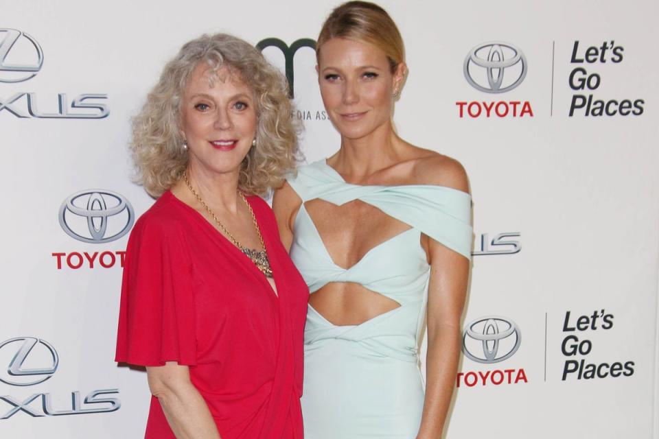 Actress mother and daughter: Blythe Danner and Gwyneth Paltrow (Matt Baron/Rex)