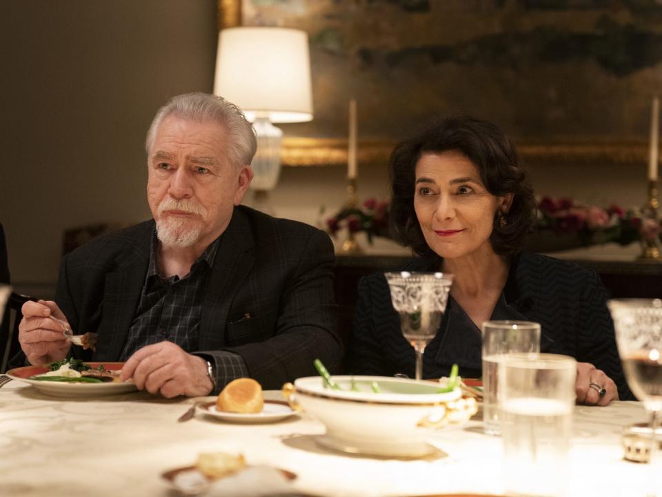 brian cox and Hiam Abbass on succession