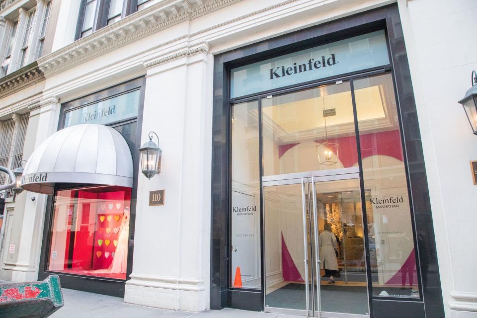 The exterior of Kleinfeld in New York City.