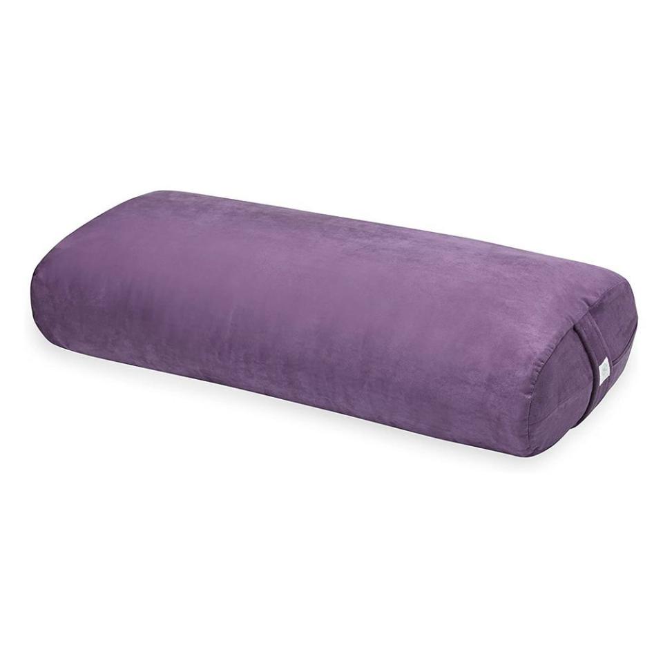 1) Yoga Bolster Rectangular Meditation Pillow