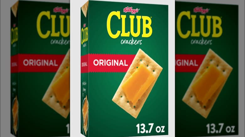 Kellogg's Club crackers box
