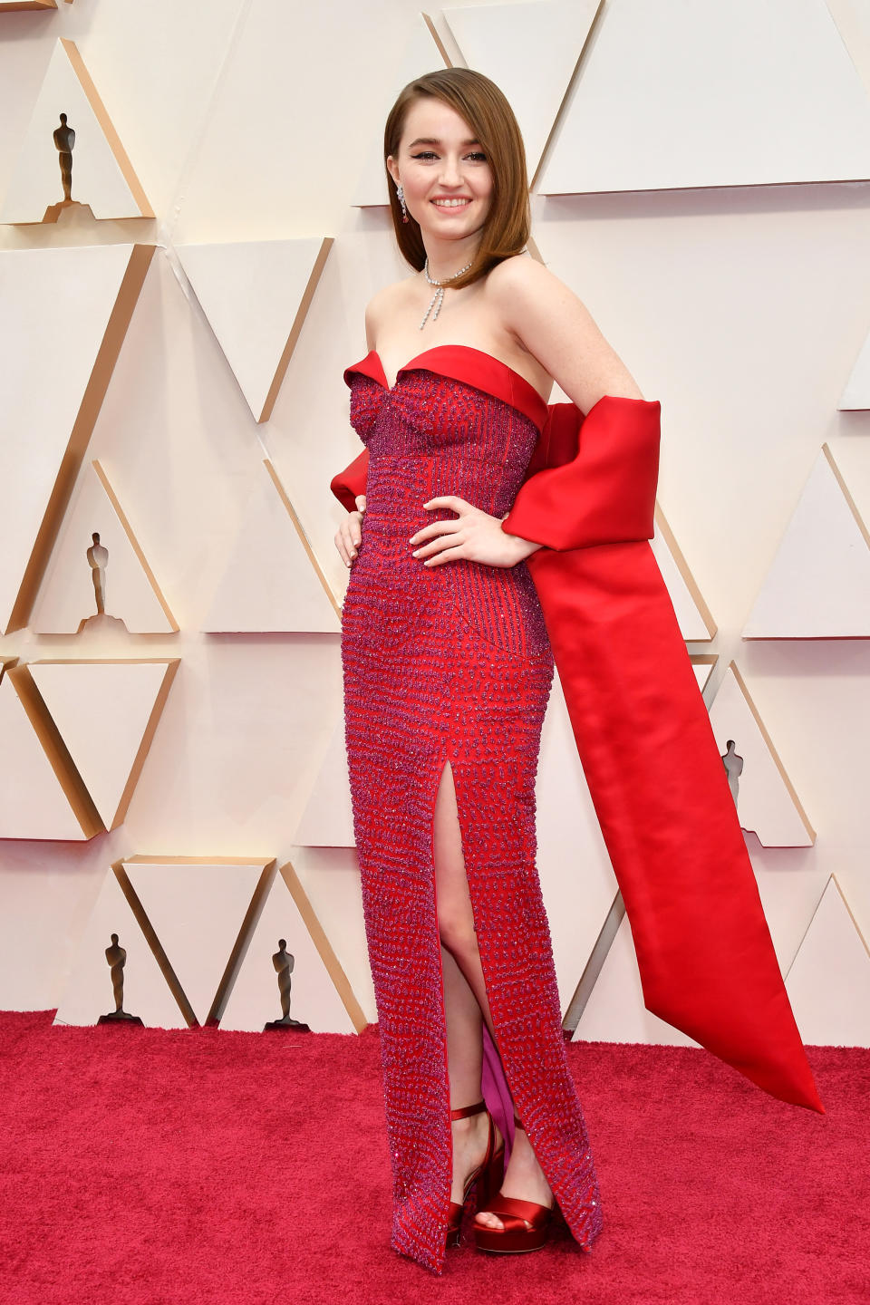 HOLLYWOOD, CALIFORNIA - FEBRUARY 09: Kaitlyn Dever attends the 92nd Annual Academy Awards at Hollywood and Highland on February 09, 2020 in Hollywood, California. (Photo by Amy Sussman/Getty Images)