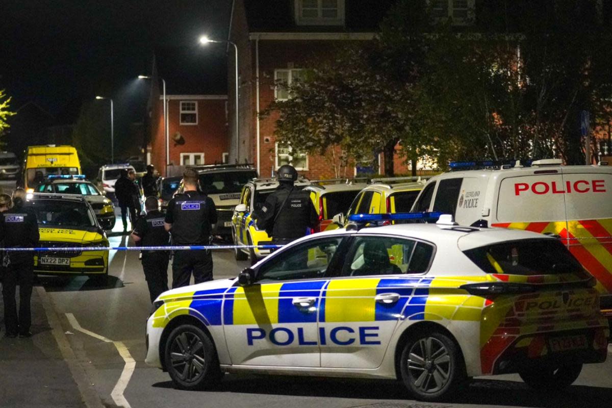 Armed police in the Hardwick, Stockton <i>(Image: Terry Blackburn)</i>