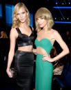 <p><strong>Status</strong>: In… We Think<br><strong>Why</strong>: With Taylor Swift’s Fourth of July bash a no-go this year, her squad scattered. Karlie Kloss has been in the group from day one — who can forget her and Taylor’s joint <em>Vogue</em> spread — but the model ended up spending the holiday with Kendall Jenner. As we just covered, Kendall is out, so Swifties were quick to think this <a rel="nofollow noopener" href="http://jezebel.com/did-karlie-kloss-diss-taylor-swift-by-hanging-out-with-1796660517" target="_blank" data-ylk="slk:to be “shade” thrown Taylor’s way;elm:context_link;itc:0;sec:content-canvas" class="link ">to be “shade” thrown Taylor’s way</a>. Considering Karlie and Kendall are both “it” models and were in Paris for fashion week, we don’t find it strange. As much as we love us some good squad gossip, we think fans are reading too much into this one. (Photo: Kevin Mazur/AMA2014/WireImage) </p>