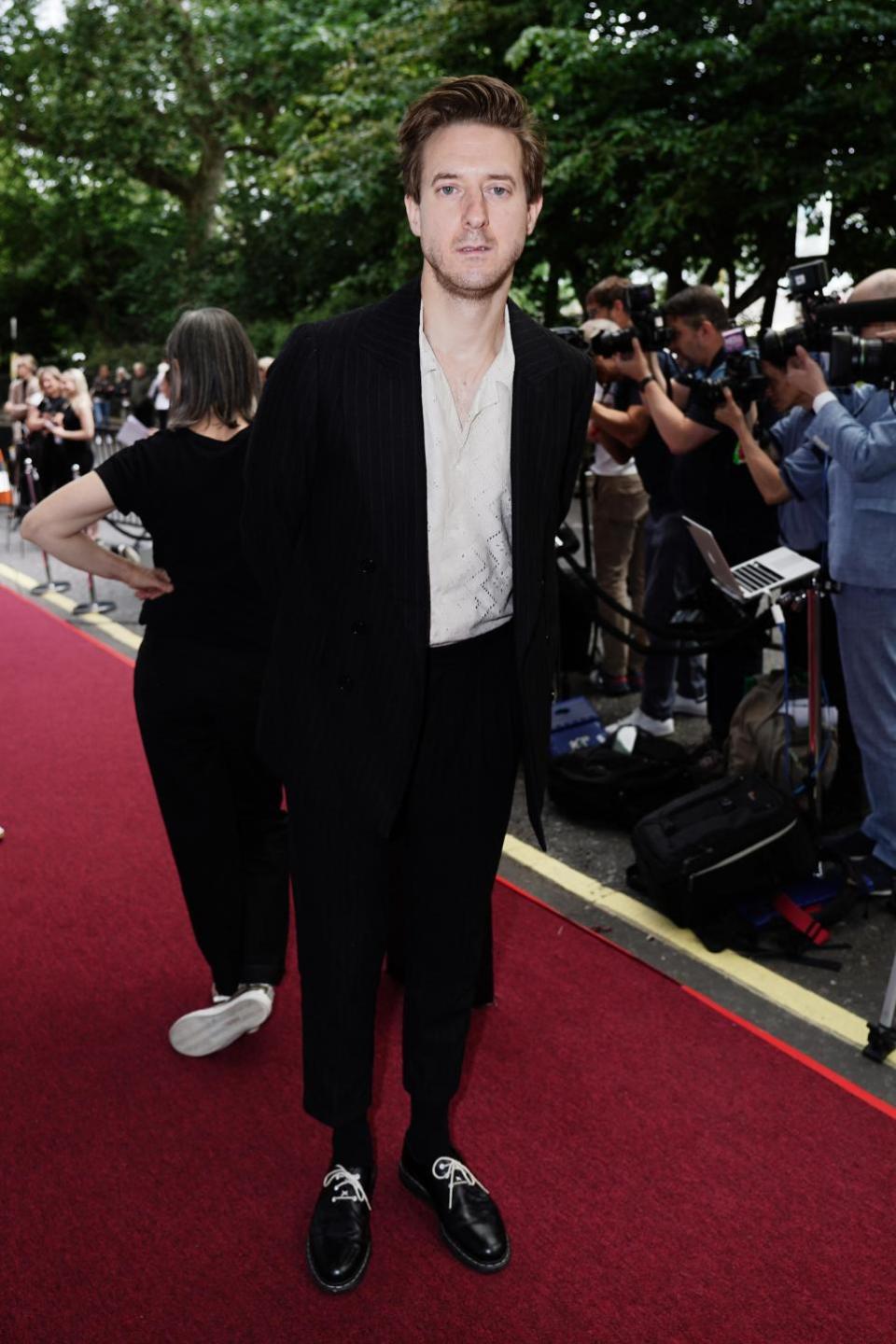 The Northern Echo: Arthur Darvill arriving for the South Bank Sky Arts Awards at The Savoy in London.